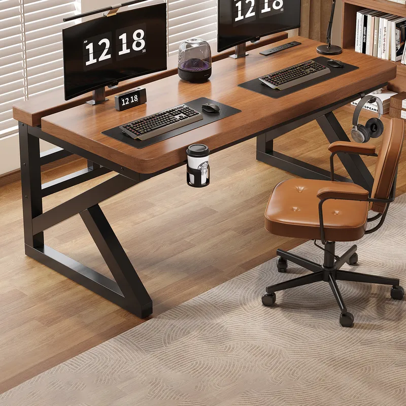 Esports Gaming Furniture - Компьютерный стол из массива дерева, игровой