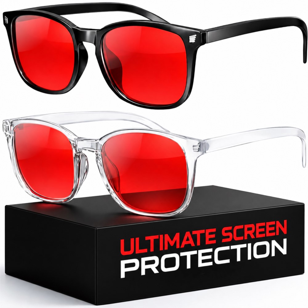 Gaming Glasses Blue - Усовершенствованные игровые очки с защитой от