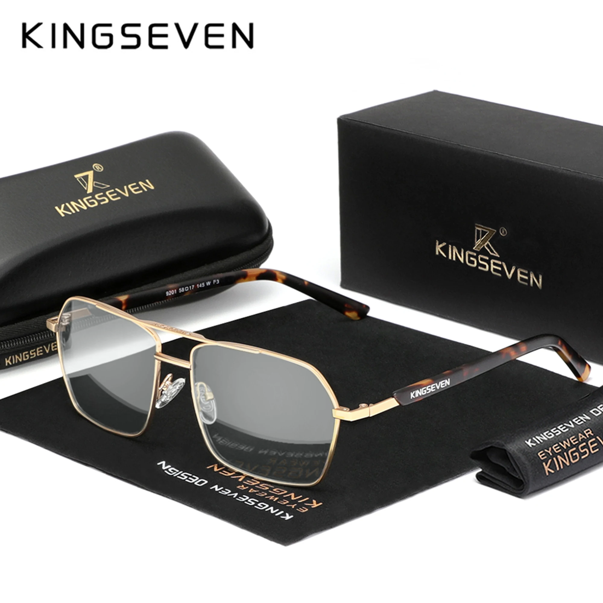 Gaming Glasses Blue - Классические очки KINGSEVEN с защитой от