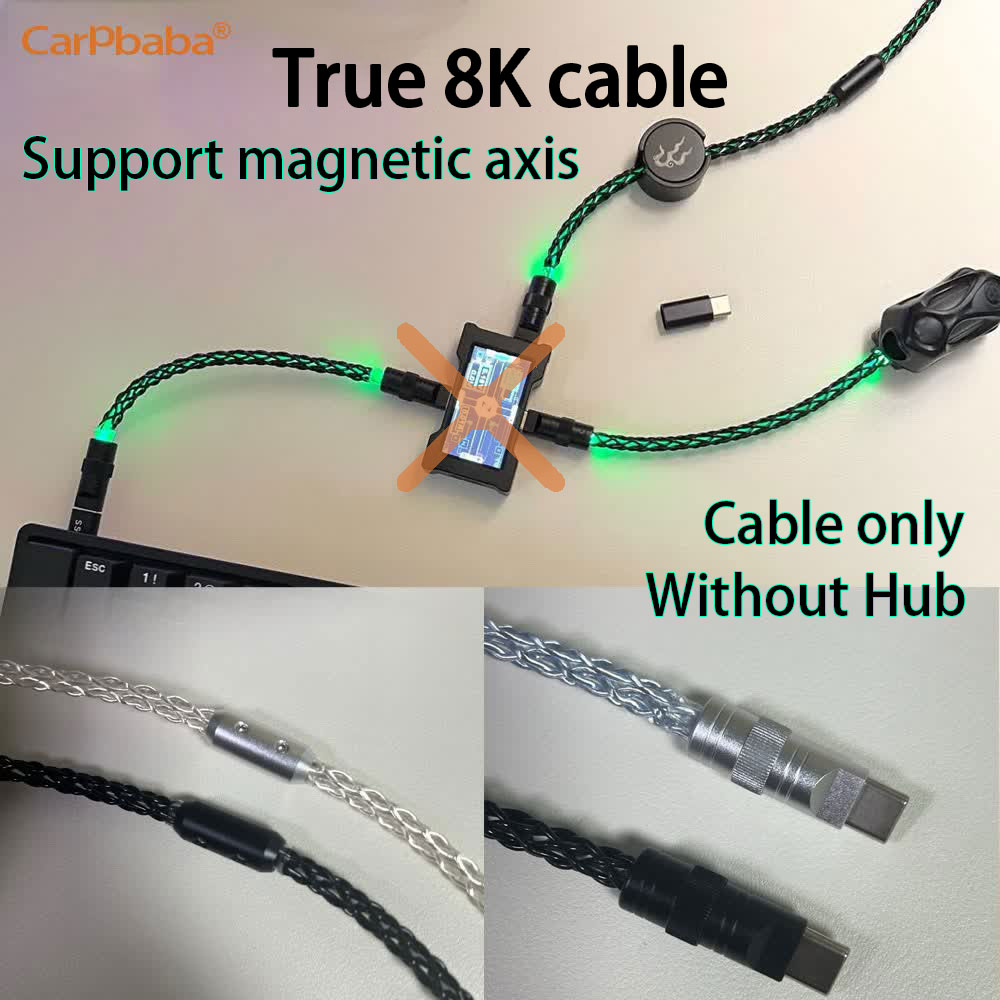 Esports Gaming Splitter - K4HM6 8K Игровой USB-хаб Type-C с