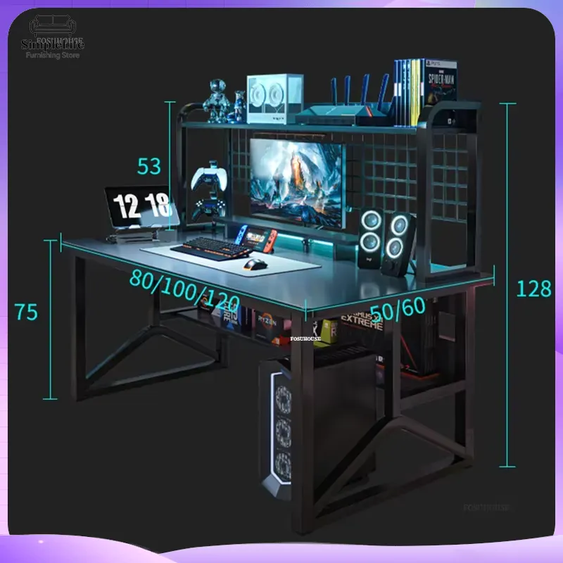 Esports Gaming School - Компьютерный стол в скандинавском стиле, игровой