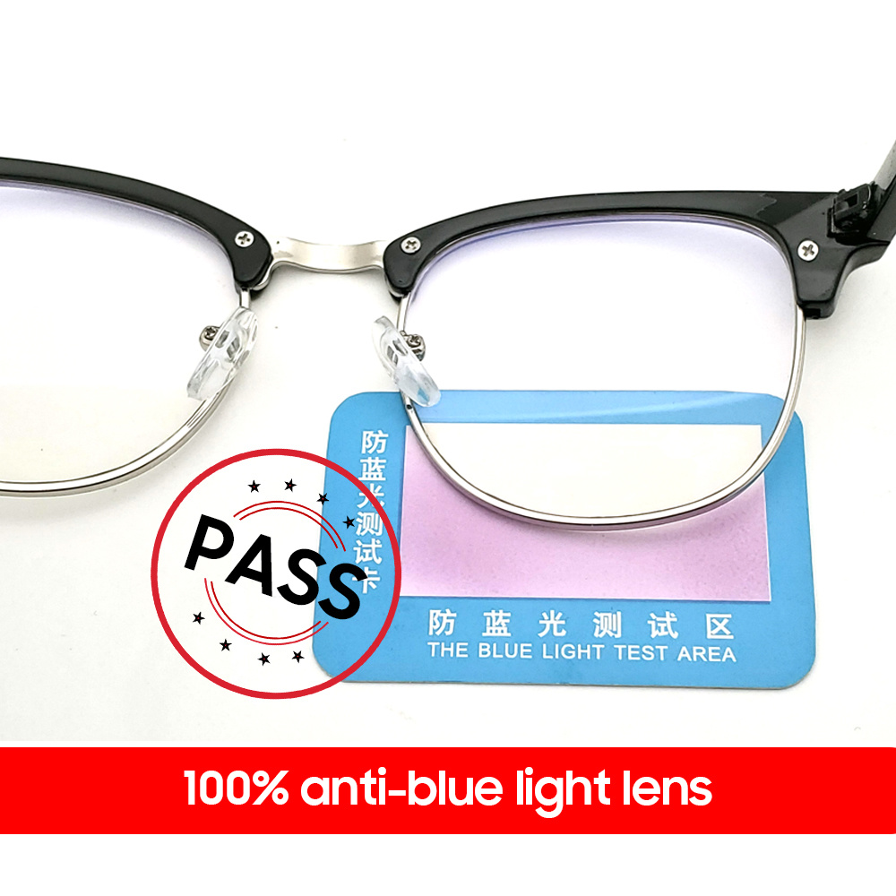 Очки Квадратные без оправы для – обзор и цена Gaming Glasses Blue