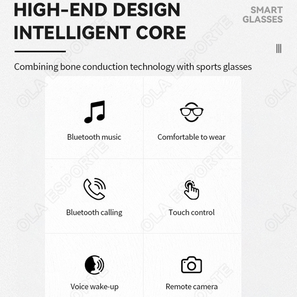 НОВЫЕ умные очки V5.3 с Blueto – обзор и цена Gaming Glasses Blue
