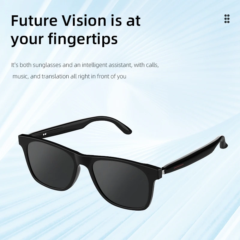 Новые умные аудио-очки Bluetoo – обзор и цена Gaming Glasses Blue