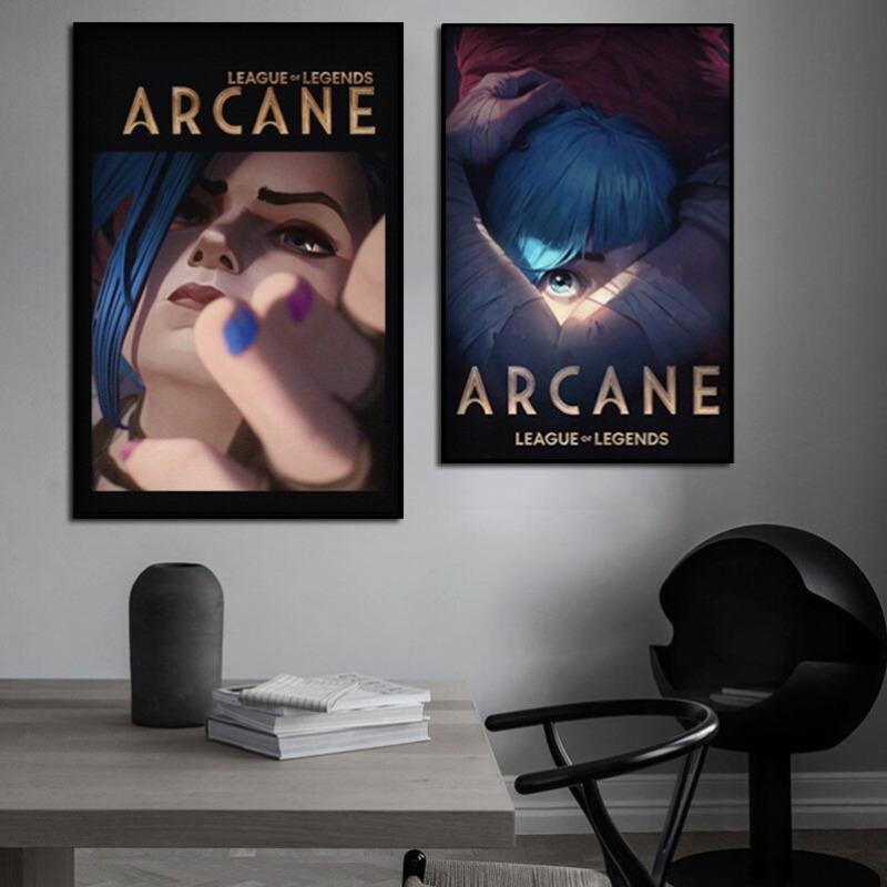 Постер Arcane Jinx Close-Up бе – обзор и цена Esports Y Gaming