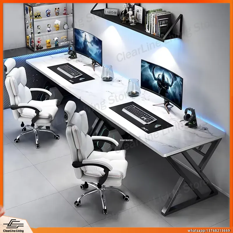 Двойной компьютерный стол, дли – обзор и цена Esports Gaming School