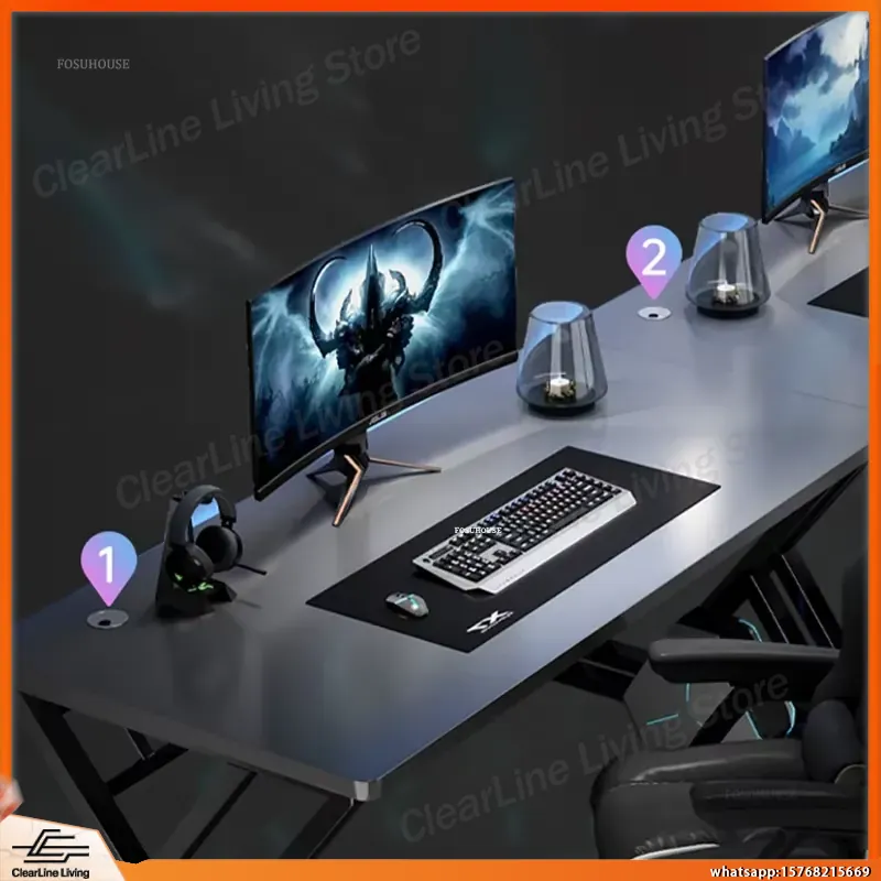 Двойной компьютерный стол, дли – обзор и цена Esports Gaming School