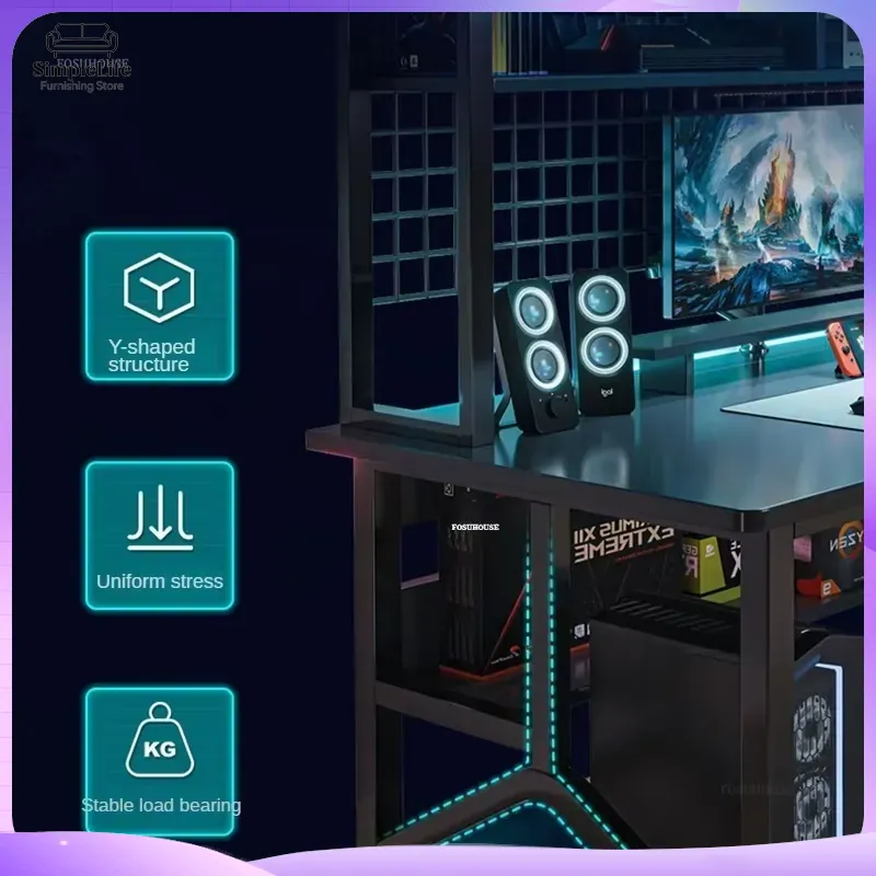 Компьютерный стол в скандинавс – обзор и цена Esports Gaming School