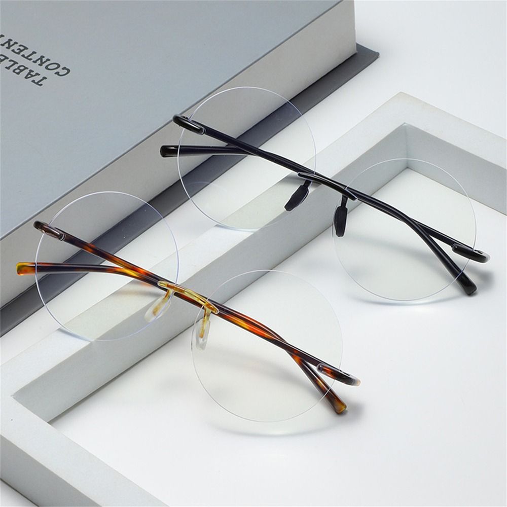 Очки без оправы с ромбовидной  – обзор и цена Gaming Glasses Blue